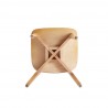 Manhattan Comfort Versailles Square Dining Chair in Nature Cane - Set of 2 Bottom