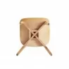 Manhattan Comfort Versailles Square Dining Chair in Nature Cane - Set of 2 Bottom - Manhattan Comfort Versailles Square Dining Chair in Nature Cane - Set of 2 Bottom