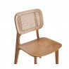 Manhattan Comfort Versailles Square Dining Chair in Nature Cane - Set of 2 Half