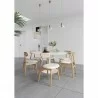 Manhattan Comfort Colbert Dining Chair in Black and Cane with Grey Upholstered Seating - Set - Manhattan Comfort Colbert Dining Chair in Black and Cane with Grey Upholstered Seating - Set