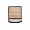 Manhattan Comfort Hamlet Dining Chair in Black and Natural Cane Top - Manhattan Comfort Hamlet Dining Chair in Black and Natural Cane Top