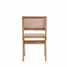 Manhattan Comfort Hamlet Dining Chair in Nature Cane Back - Manhattan Comfort Hamlet Dining Chair in Nature Cane Back