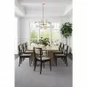 Manhattan Comfort Giverny Dining Chair in Black and Natural Cane Full Set - Manhattan Comfort Giverny Dining Chair in Black and Natural Cane Full Set