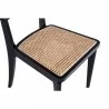 Manhattan Comfort Giverny Dining Chair in Black and Natural Cane  - Manhattan Comfort Giverny Dining Chair in Black and Natural Cane 