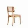 Manhattan Comfort Giverny Dining Chair in Nature Cane - Manhattan Comfort Giverny Dining Chair in Nature Cane