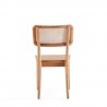 Manhattan Comfort Giverny Dining Chair in Nature Cane Back