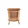 Manhattan Comfort Giverny Dining Chair in Nature Cane Bottom - Manhattan Comfort Giverny Dining Chair in Nature Cane Bottom