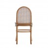Manhattan Comfort Paragon Dining Chair 1.0 with Cream Cushions in Nature and Cane  Back