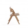 Manhattan Comfort Lambinet Folding Dining Chair in Nature Cane Side