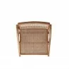 Manhattan Comfort Lambinet Folding Dining Chair in Nature Cane Top - Manhattan Comfort Lambinet Folding Dining Chair in Nature Cane Top