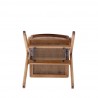 Manhattan Comfort Lambinet Folding Dining Chair in Nature Cane Bottom