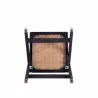Manhattan Comfort Pullman Folding Dining Chair in Black and Natural Cane Bottom - Manhattan Comfort Pullman Folding Dining Chair in Black and Natural Cane Bottom