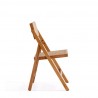 Manhattan Comfort Pullman Folding Dining Chair in Nature Cane Side