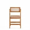 Manhattan Comfort Pullman Folding Dining Chair in Nature Cane Back - Manhattan Comfort Pullman Folding Dining Chair in Nature Cane Back