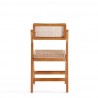 Manhattan Comfort Pullman Folding Dining Chair in Nature Cane Back