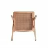 Manhattan Comfort Hamlet Dining Arm Chair in Nature Cane Bottom - Manhattan Comfort Hamlet Dining Arm Chair in Nature Cane Bottom