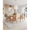 Versailles Round Dining Chair in Nature Cane - Set of 2