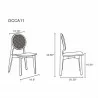 Versailles Round Dining Chair  - Versailles Round Dining Chair 