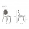 Versailles Round Dining Chair 