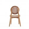 Versailles Round Dining Chair in Nature Cane - Set of 2 Back