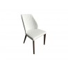 Totem Dining Chair White Leatherette with Ash Wood Set