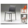 Vata Dining Chair Grey Polypropylene Dining Chair - Color Options