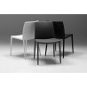 Zeno Dining Chair Black Full Leatherette Wrap - 