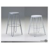 Gates Perforated Counter Stool White Powder Coated Steel