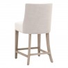 LiveSmart Peyton-Pearl, Performance Bisque French Linen, Natural Gray Ash - Back Side Angle