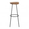 Sunpan Kiefer Barstool - Side Angle