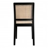 Moe's Home Collection Orville Dining Chair Black - Set of Two - Back Angle