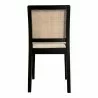 Moe's Home Collection Orville Dining Chair Black - Set of Two - Back Angle - Moe's Home Collection Orville Dining Chair Black - Set of Two - Back Angle