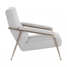 Sunpan Tutti Lounge Chair San Remo Winter Cloud - Side Angle