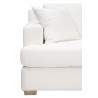 Essentials For Living Dean 92" California Casual Sofa - Performance Boucle Snow, Natural Gray Oak -  Side Base Angle