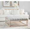 Essentials For Living Dean 92" California Casual Sofa - Performance Boucle Snow, Natural Gray Oak -  Lifestyle
