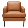 Decade Armchair in Brown-front view 1