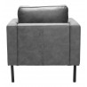 Decade Armchair in Vintage Gray-back view 1