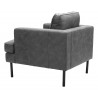 Decade Armchair in Vintage Gray-back view 2