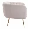 Zuo Modern Deco Accent Chair in Beige - Side - Zuo Modern Deco Accent Chair in Beige - Side