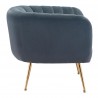 Zuo Modern Deco Accent Chair in Gray - Side View