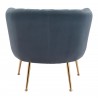 Zuo Modern Deco Accent Chair in Gray - Back View