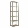 Sunpan Doncaster Bookcase in Small - Front Side Angle - Sunpan Doncaster Bookcase in Small - Front Side Angle