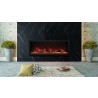 60″ Wide - Deep Indoor Or Outdoor Electric Built-in Only With Black Steel Surround - Lifestyle