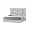 J&M Furniture Degas Bedroom Collection  Silver Grey Side View