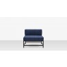 Source Furniture Delano Aluminum Modular Armless Lounge Chair 4