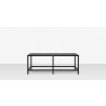 Source Furniture Delano Aluminum Coffee Table RECTANGULAR