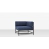 Source Furniture Delano Aluminum Square Corner Lounge Chair  7