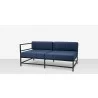 Source Furniture Delano Aluminum Modular Left Arm Loveseat angle 1 - Source Furniture Delano Aluminum Modular Left Arm Loveseat angle 1