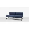Source Furniture Delano Aluminum Modular Armless Loveseat 4 - Source Furniture Delano Aluminum Modular Armless Loveseat 4