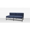 Source Furniture Delano Aluminum Modular right Arm Loveseat angle 5